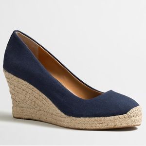 J. Crew espadrille wedges size 7.5